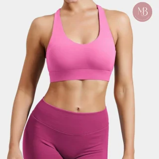 نیم‌تنه ورزشی زنانه صورتی