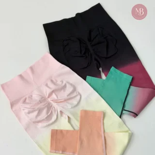 لگینگ ورزشی زنانه آمبره سیم‌لس پشت لیفت MB_11